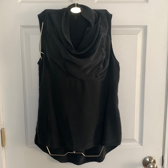 BCBG MAXAZRIA 100% SILK Blouse Size S #054 - Picture 1 of 8